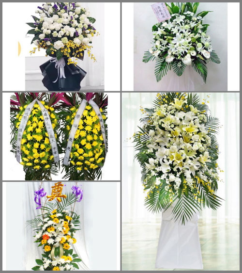 河北承德隆化县汤头沟镇白事花篮预定